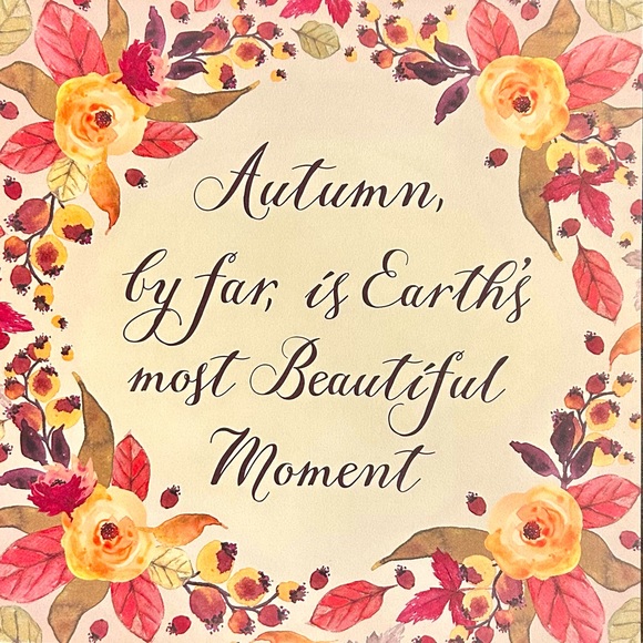 Fall Scrapbook Paper! Beautiful Autumn Colors! 12x12 Premium Card Stock! - Picture 3 of 13